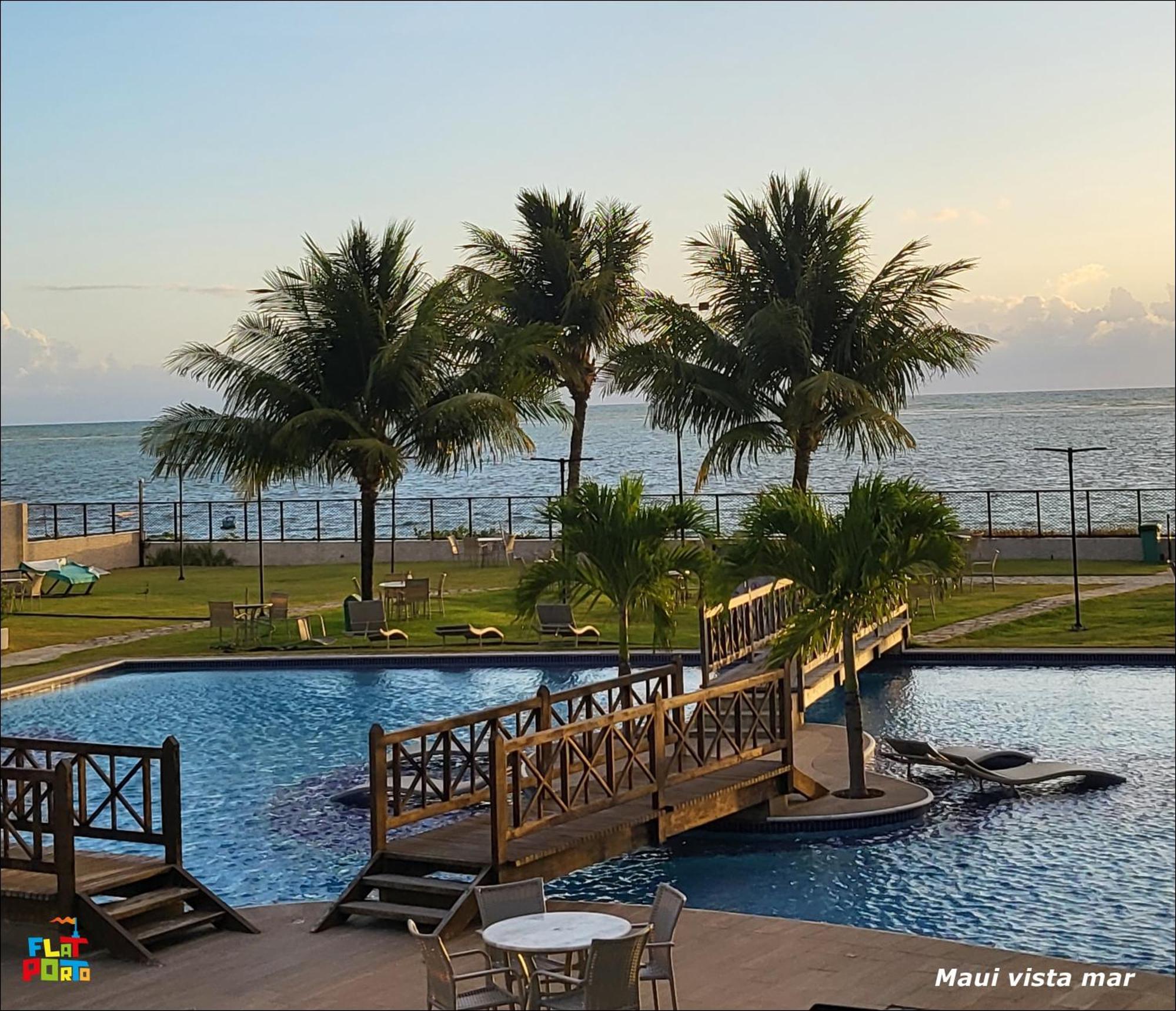 Flat Fantastico Na Beira Mar Em Tamandare Apartment ภายนอก รูปภาพ